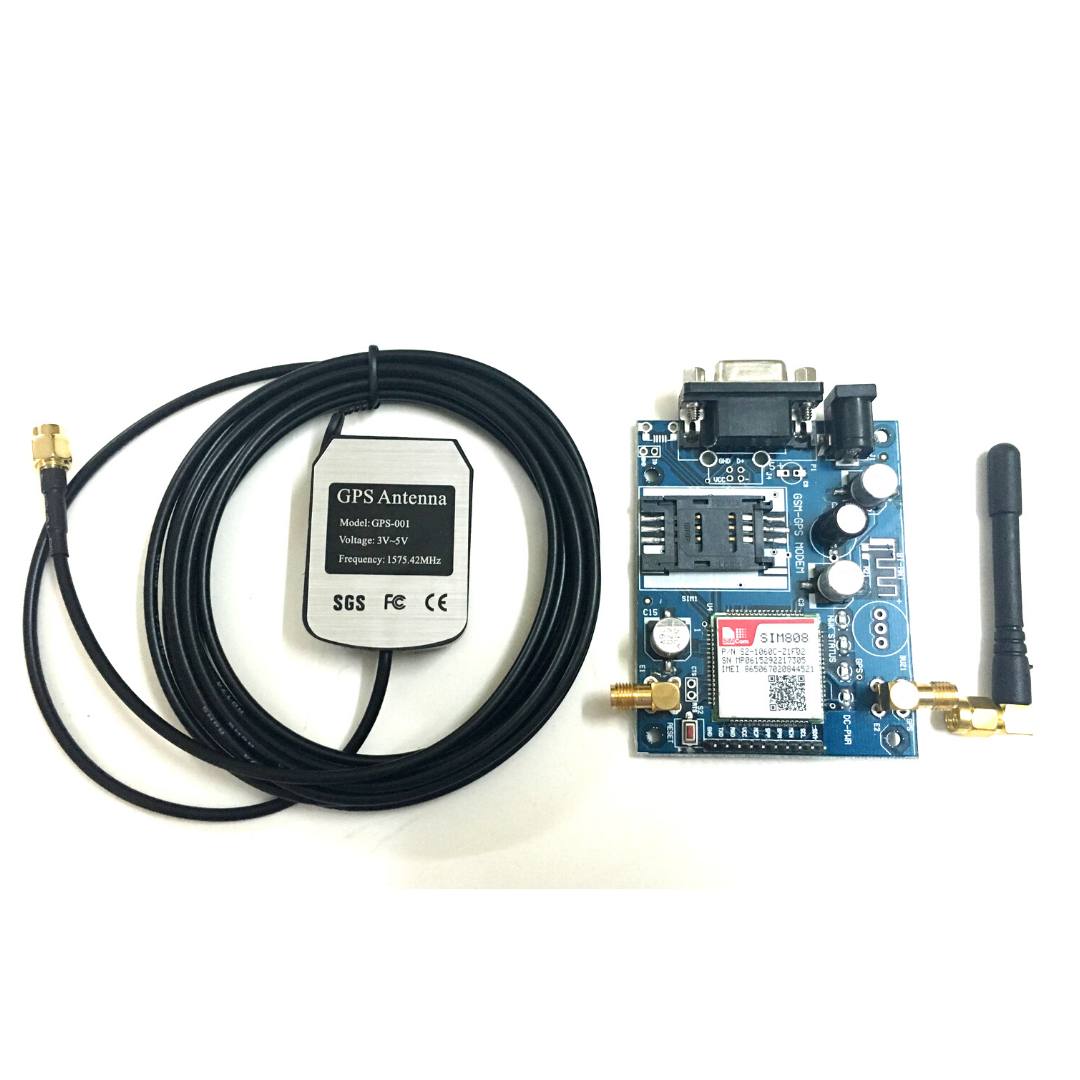 SIM808 GSM / GPRS GPS Module (Modem) with GPS and GSM Antenna