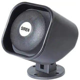 Siren 24v DC -110 DB Plastic Hooter Security Alarm for Bank Loud Sound, Black