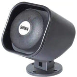 Siren 12v DC -110 DB Plastic Hooter Security Alarm for Bank Loud Sound, Black