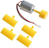 DIY Mini Wind Turbine Blade Vertical Axis Micro Generator Blades Small Set Motor Control