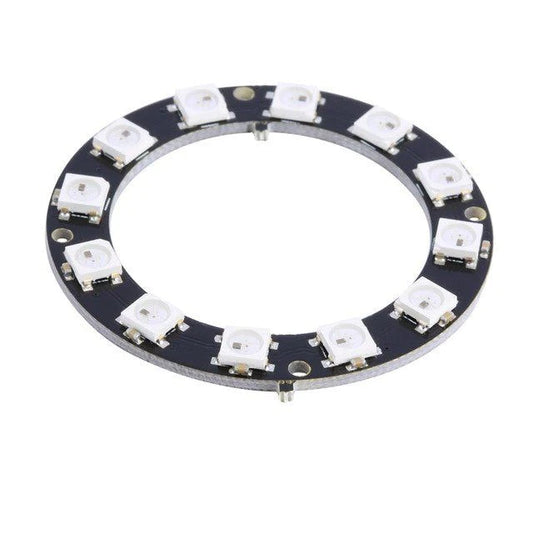 12Bit WS2812B 5050 RGB LED Built-in Full Color Driving Lights Circular Development Board