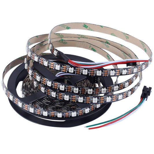 1/2 Half meter  WS2812B 5V Addressable RGB Non-Waterproof LED Strip Light 60LED’s/Mtr.